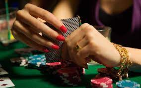 Lady Luck Within A Home Casino Gambler
